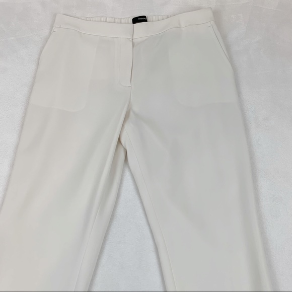 Theory Thaniel Z2 high rise slim pants ivory - Picture 2 of 10